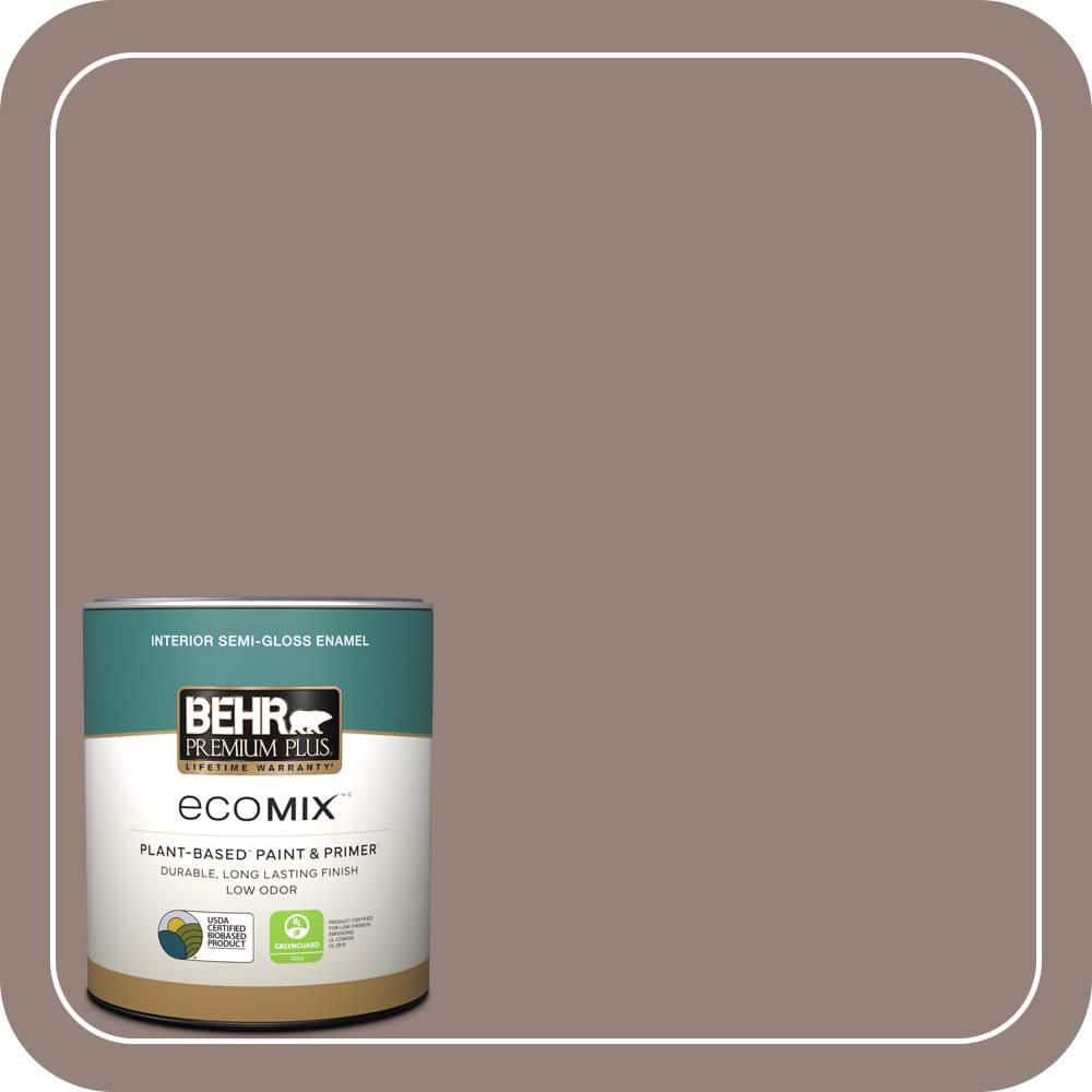 1 qt. #750B-5 Castle Hill Semi-Gloss Enamel EcoMix Plant-Based Interior Paint & Primer price history on PriceWatchPro