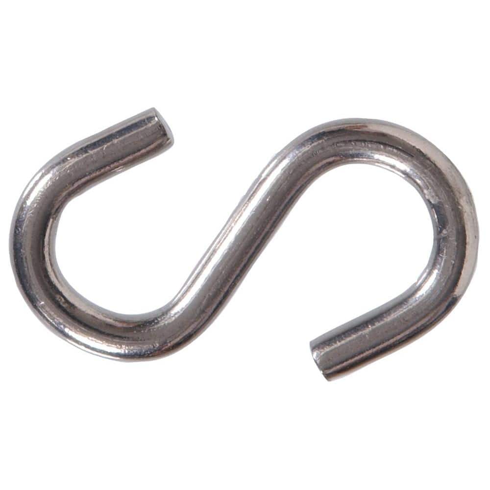 Home and Kitchen 7 x Stainless Steel Small S Hooks (23 x 50 x 4mm