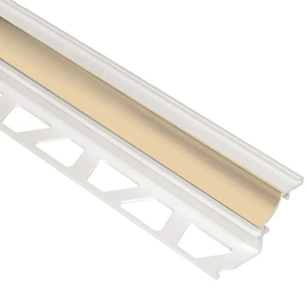 Schluter Dilex-PHK Bahama 3/8 in. x 8 ft. 2-1/2 in. PVC Cove-Shaped Tile Edging Trim