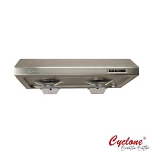 30 in. Classic Collection 680 CFM Dual Opening Under Cabinet Range Hood in Stainless Steel