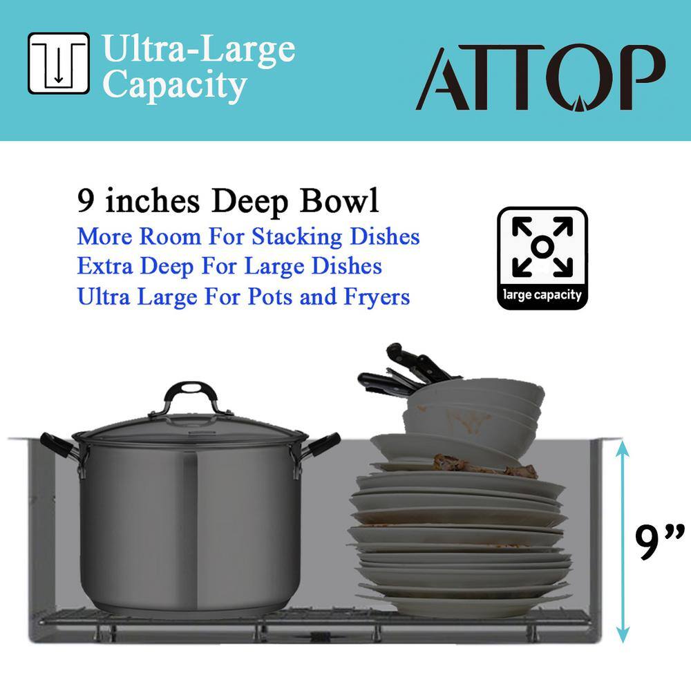 30 Inch Brushed Stainless Steel Undermount Single Bowl Kitchen Sink