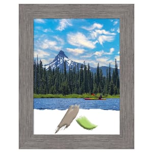 Pinstripe Plank Grey Picture Frame Opening Size 18 x 24 in.