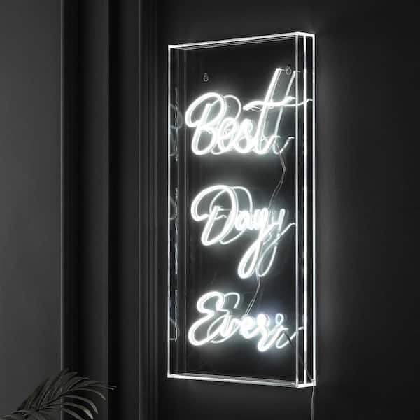 Bright White popular Vertical It Was All A Dream LED Light Sign Wall Decoration