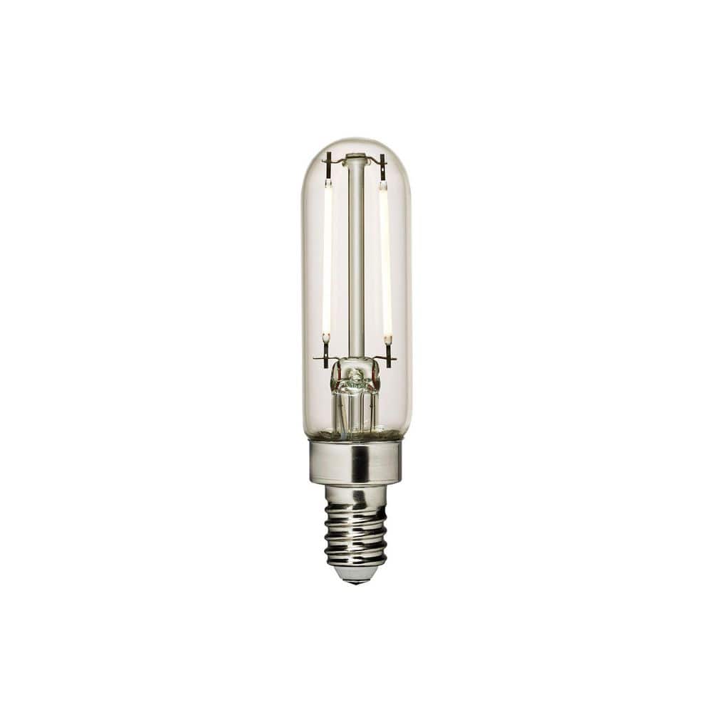 2.5-Watt Equivalent T6 Shape E12 Base Bright White (3000K) Dimmable Clear LED Light Bulb (1-Pack) price history on PriceWatchPro