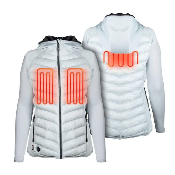 Women's LG Ventani Hybrid Heated Jacket 7. 4V Crystal Blue