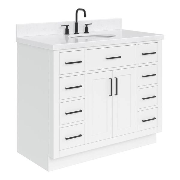 ARIEL Hepburn 42 in. W x 22 in. D x 36 in. H Single Sink