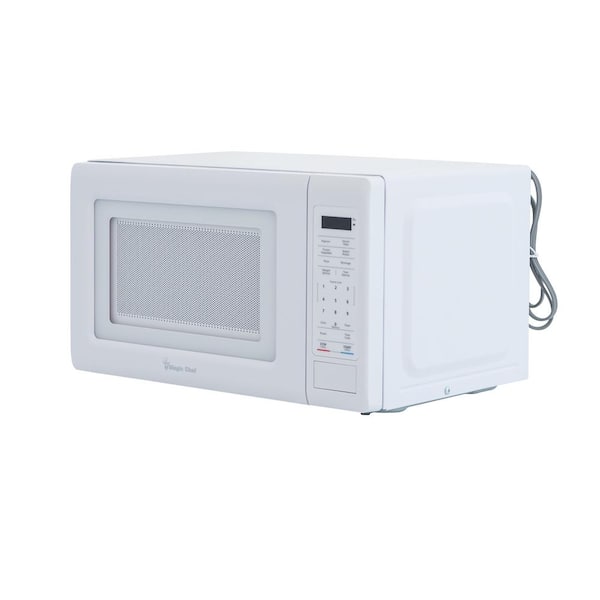  COMMERCIAL CHEF 0.7 Cubic Foot Microwave with 10 Power Levels,  Small Microwave with Pull Handle, 700W Countertop Microwave up to 99 Minute  Timer and Digital Display, White : Everything Else