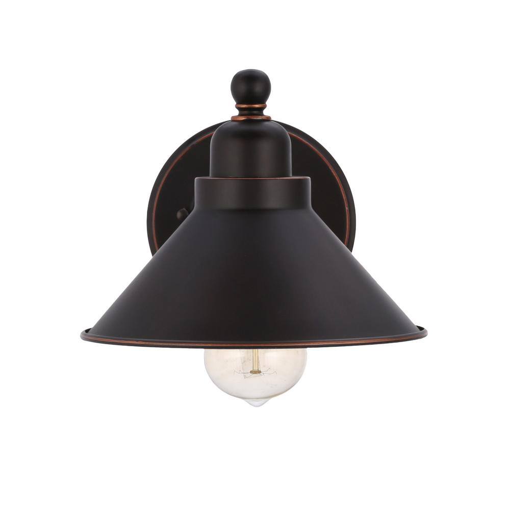 Bridgeview Mission Dust Bronze 7.25" Wall Sconce