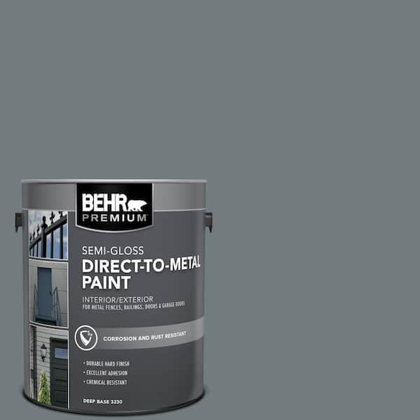 BEHR PREMIUM 1 gal. #PPU25-19 Ocean Swell Semi-Gloss Direct to Metal Interior/Exterior Paint