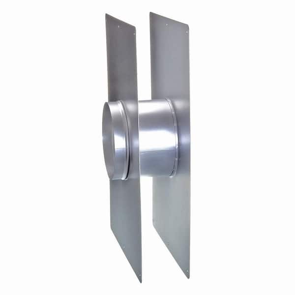 Stainless Steel Wall Thimble For Venting – Adjustable 2.36" Direct Vent Wall Thimble For Water Heaters & Combustible Walls (Easy Install, No Tools)