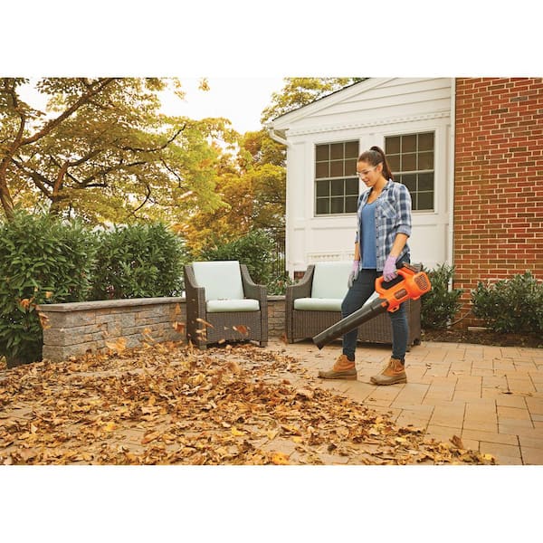 BLACK+DECKER 20-volt Max 4-cycle 80-CFM 130-MPH Battery Handheld Leaf  Blower 1.5 Ah (Battery and Charger Included)
