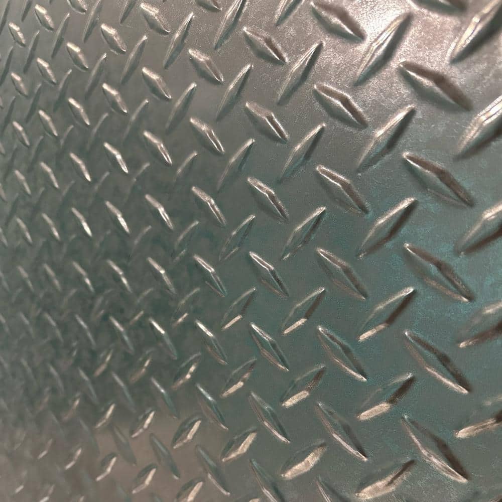 Galvanized Faux Tin 4' x 8' Decorative Wall Panels - Pack of 3