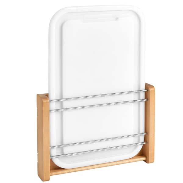 Rev-A-Shelf Light Brown 11.31 in. W Kitchen Cabinet Wood Door Mount w/ Polymer Cutting Board