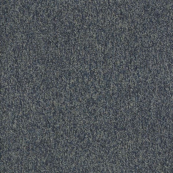 Shaw Wild-Fluid-Blue Commercial/Residential 24 in. x 24 in. Glue-Down Carpet Tile Square (48 sq. ft.)