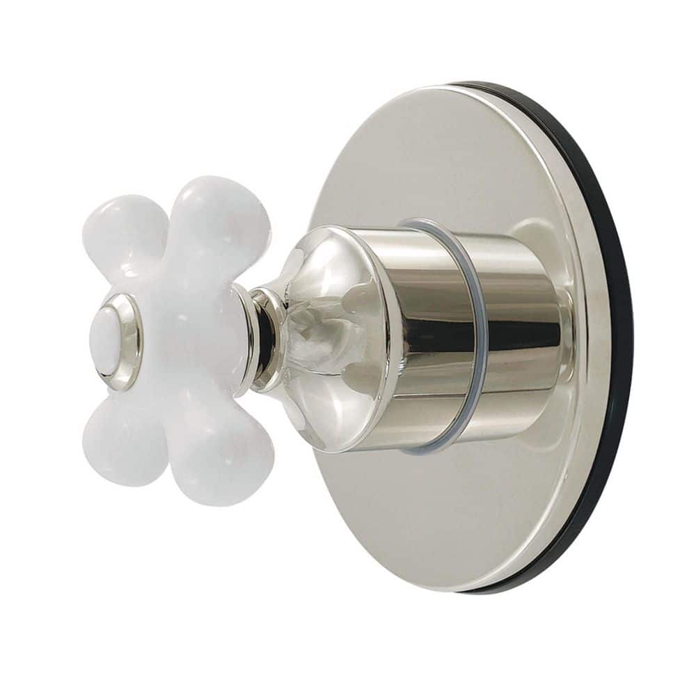 Restoration 3/4 in. Single-Handle 1-Hole Wall Mount 6-Way Diverter Valve with Trim Kit in Polished Nickel price history on PriceWatchPro