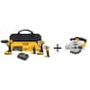 DEWALT 20V MAX Cordless 4 Tool Combo Kit, 6-1/2 in. Circular Saw, and (2) 20V 2.0Ah Batteries DCK420D2DCS391B