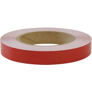 1/2 in. x 50 ft. Self-Adhesive Boat Striping Tape, Red