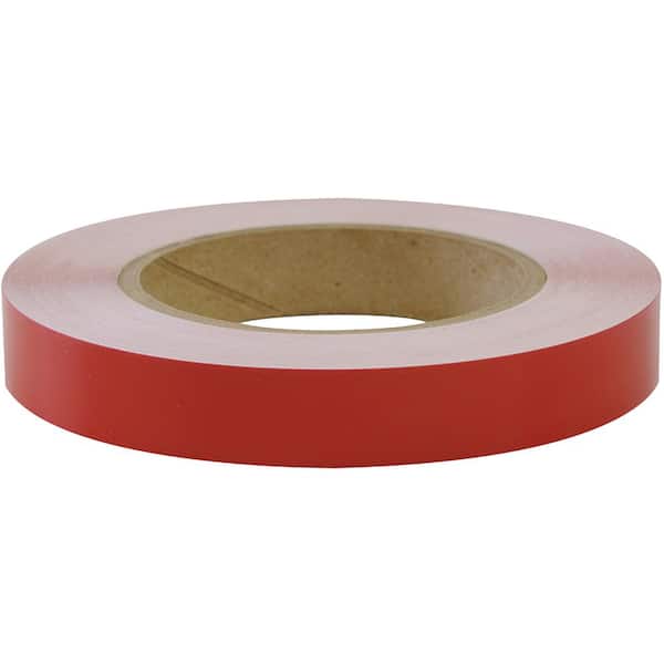 Seachoice 1/2 in. x 50 ft. Self-Adhesive Boat Striping Tape, Red