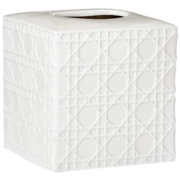 Home Decorators Collection Pisa Tissue Cover in White