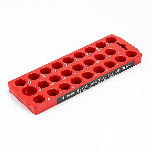 Hansen Hex HSN-50000 Torx Socket Bit Holder Organizer Tray 