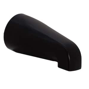 5-1/4 in. Standard Front Connection Tub Spout in Matte Black