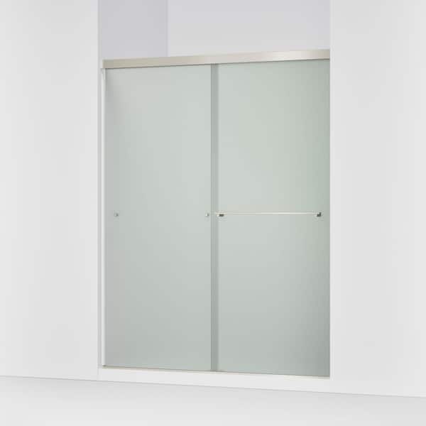 KOHLER Revel 59.625 in. W x 70 in. H Sliding Frameless Shower Door