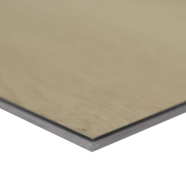 A&A Surfaces - Monroe Shoals 12 MIL x 7 in. W x 48 in. L Waterproof Click Lock Vinyl Plank Flooring (26.15 sq. ft./case)