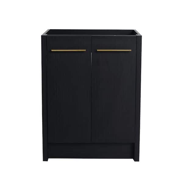 23.25 in. Bath Vanity Cabinet without Top in Black Chestnut Unassembled
