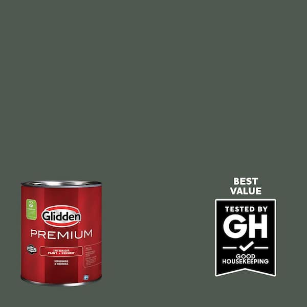 Glidden Premium 1 qt. PPG1129-7 Evergreen Boughs Eggshell Interior Latex Paint