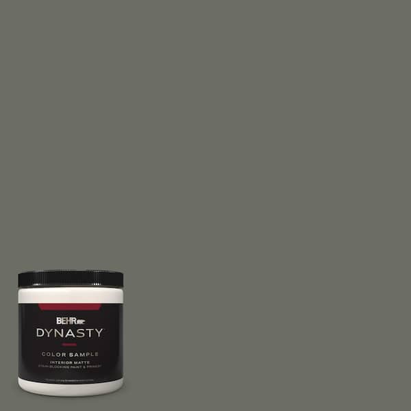 BEHR DYNASTY 8 oz. #N380-6 Bonsai Trunk One-Coat Hide Matte Stain-Blocking Interior/Exterior Paint & Primer Sample