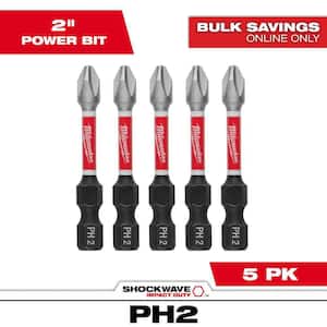Milwaukee SHOCKWAVE Impact Duty 2 in. Phillips #1 Alloy Steel