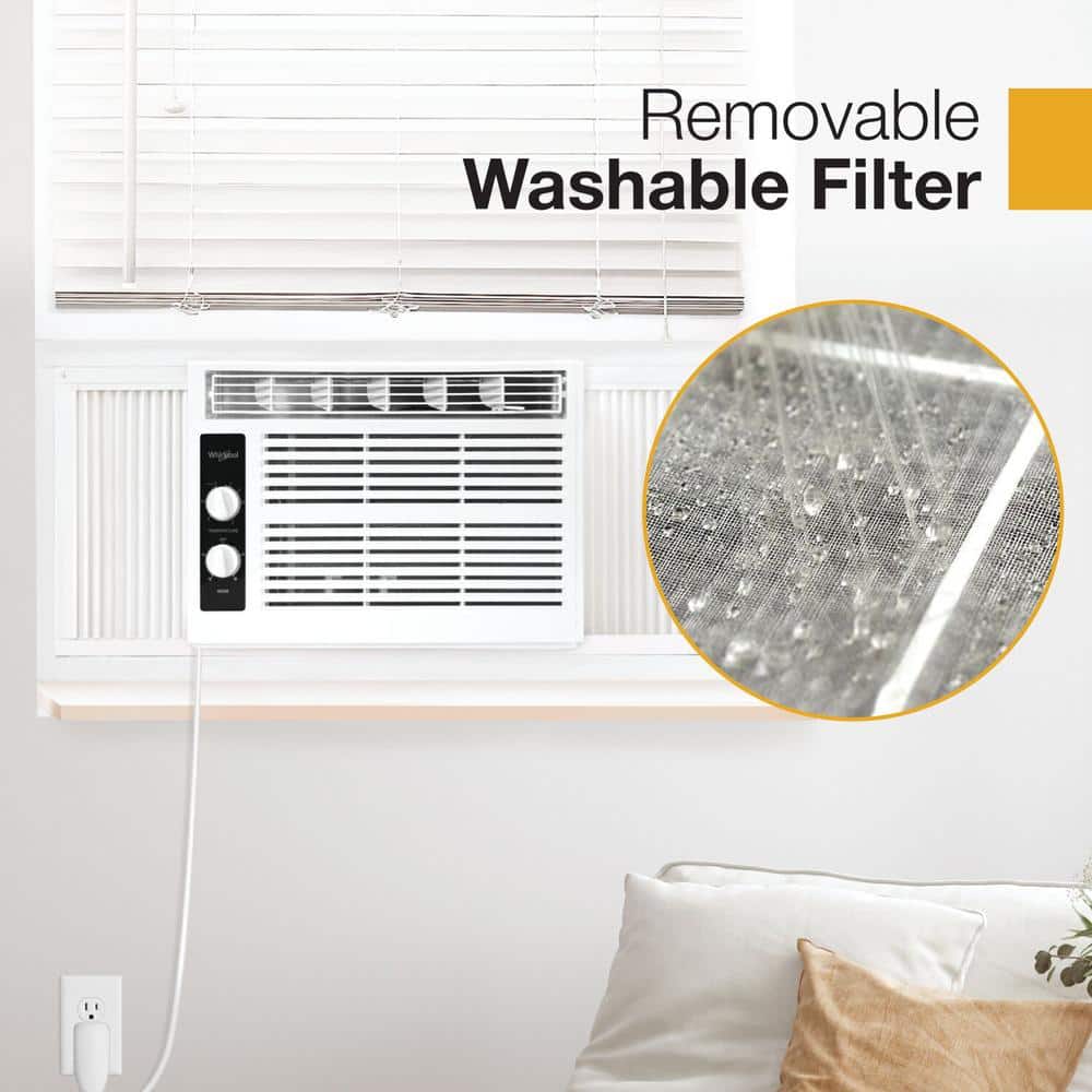Whirlpool 5000 BTU White Window Air Conditioner