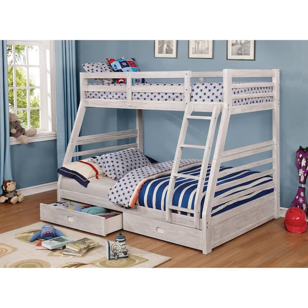 Furniture Of America Daxter Wire, K & B Furniture Arched Twin Over Twin Bunk Bed