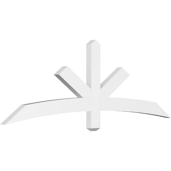 Ekena Millwork Alberta 72 in. W x 24 in. H x 2 in. D Signature Polyurethane Bracket