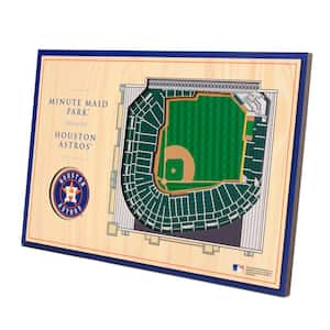 YouTheFan MLB Milwaukee Brewers Team Colored 3D StadiumView with 4 in. x 6  in. Picture Frame 9024392 - The Home Depot