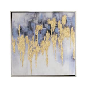 1 Piece Framed Abstract Art Print 39.4 in. x 39.4 in.