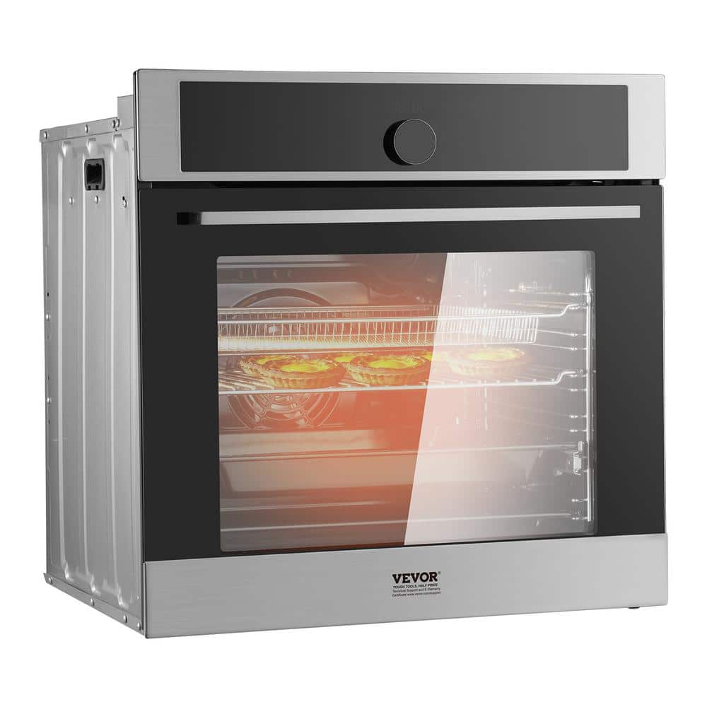 Commercial Food Warmer Display 80 qt. Silver Buffet Server, Toaster Oven with 16 Cooking Functions 2.68 cu. ft. Electric