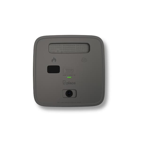 Garage-Smart Heat and Carbon Monoxide Detector and Alarm with Camera-Hardwired with Battery Backup PL1G
