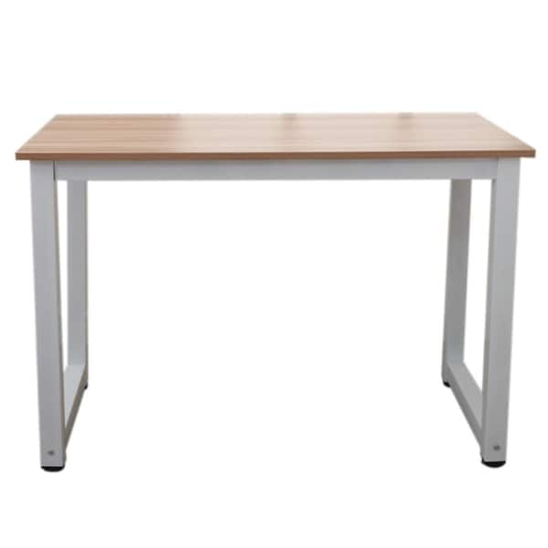 Outopee 43 in. W Retangular Oak Wooden Computer Desk