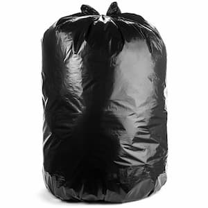 Charmount 55 Gallon Contractor Trash Bags Heavy Duty 3 Mil, 30 Count W/Ties  37x56, Extra Large Garbage Bags for Industrial Commercial Outdoor Yard