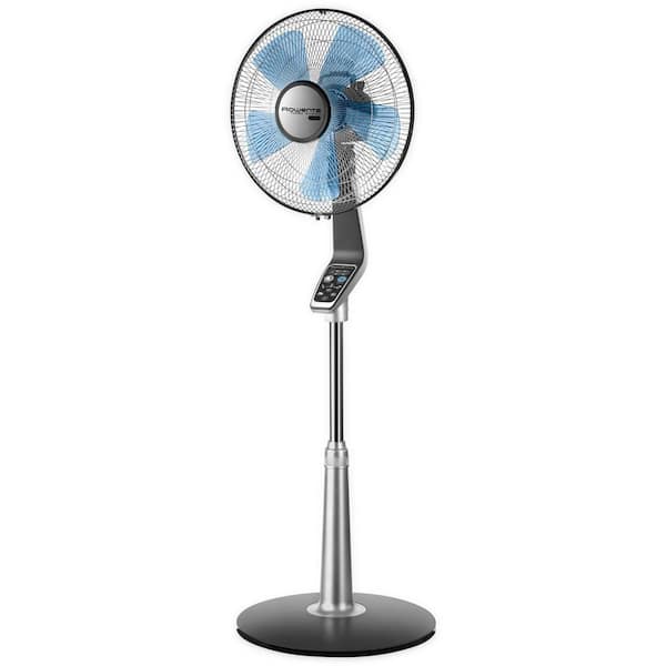Rowenta Turbo Silence Extreme Stand Fan with 5 speeds, oscillating feature, adjustable height and remote