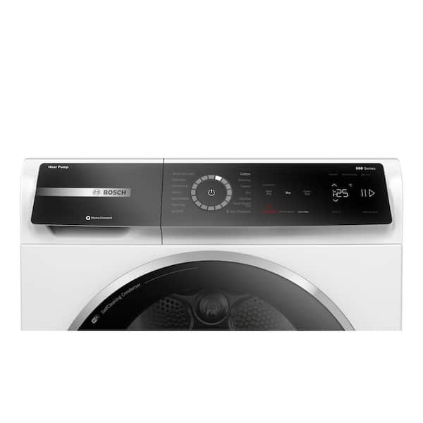 Bosch 4.0-cu ft Reversible side swing Stackable Electric Dryer (White) ENERGY STAR