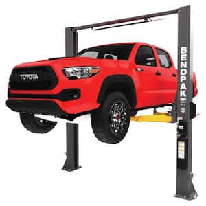 10AP 10000 lbs. Capacity 2-Post Vehicle Lift - Adjustable Width with Low-Pro Arms, 220V Power Unit Included