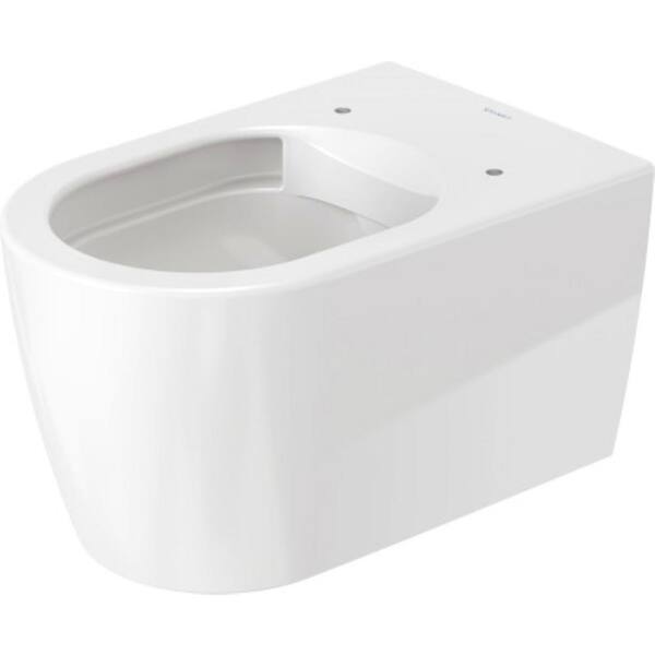Duravit ME by Starck Elongated Toilet Bowl Only in White with Wonder Gliss