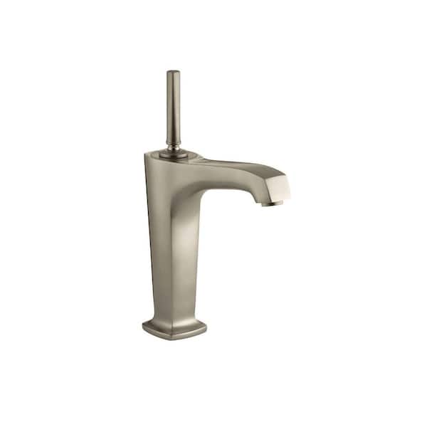 KOHLER Margaux Single Hole Single-Handle Mid-Arc Vessel Bathroom Faucet in Vibrant Brushed Bronze