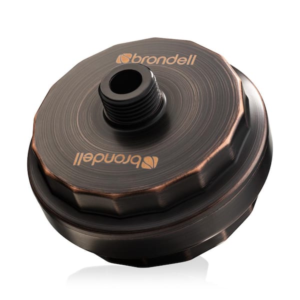 Oil Rubbed Bronze Inline Shower Filter | KDF/Calcium Sulfite Media, Removes Chlorine & Metals - View #8