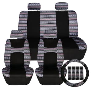 Mesa57 Southwestern 47 in. x 23 in. x 1 in. Combo Full Set Seat Covers
