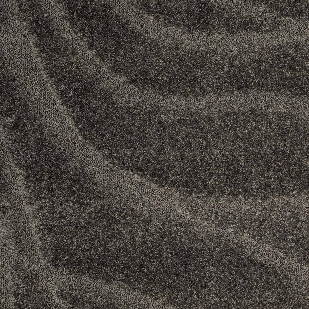 Gray 8' x 10' Handmade Tufted Abstract Shag Rug