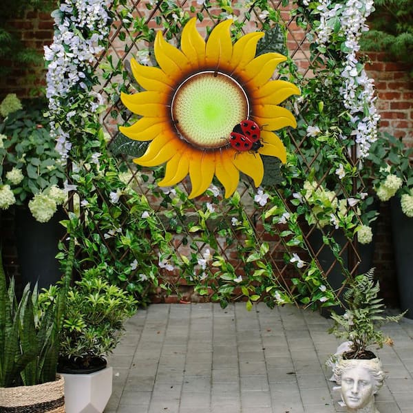 Solar garden wall decorations sales