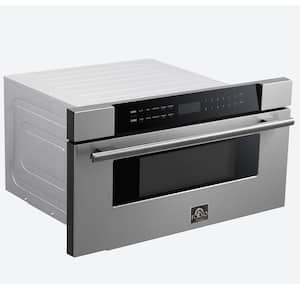 Capoliveri 30 in. Wall Oven and Microwave Combo in Stainless Steel 1.2 cu. ft.